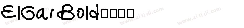 ElGar Bold字体转换